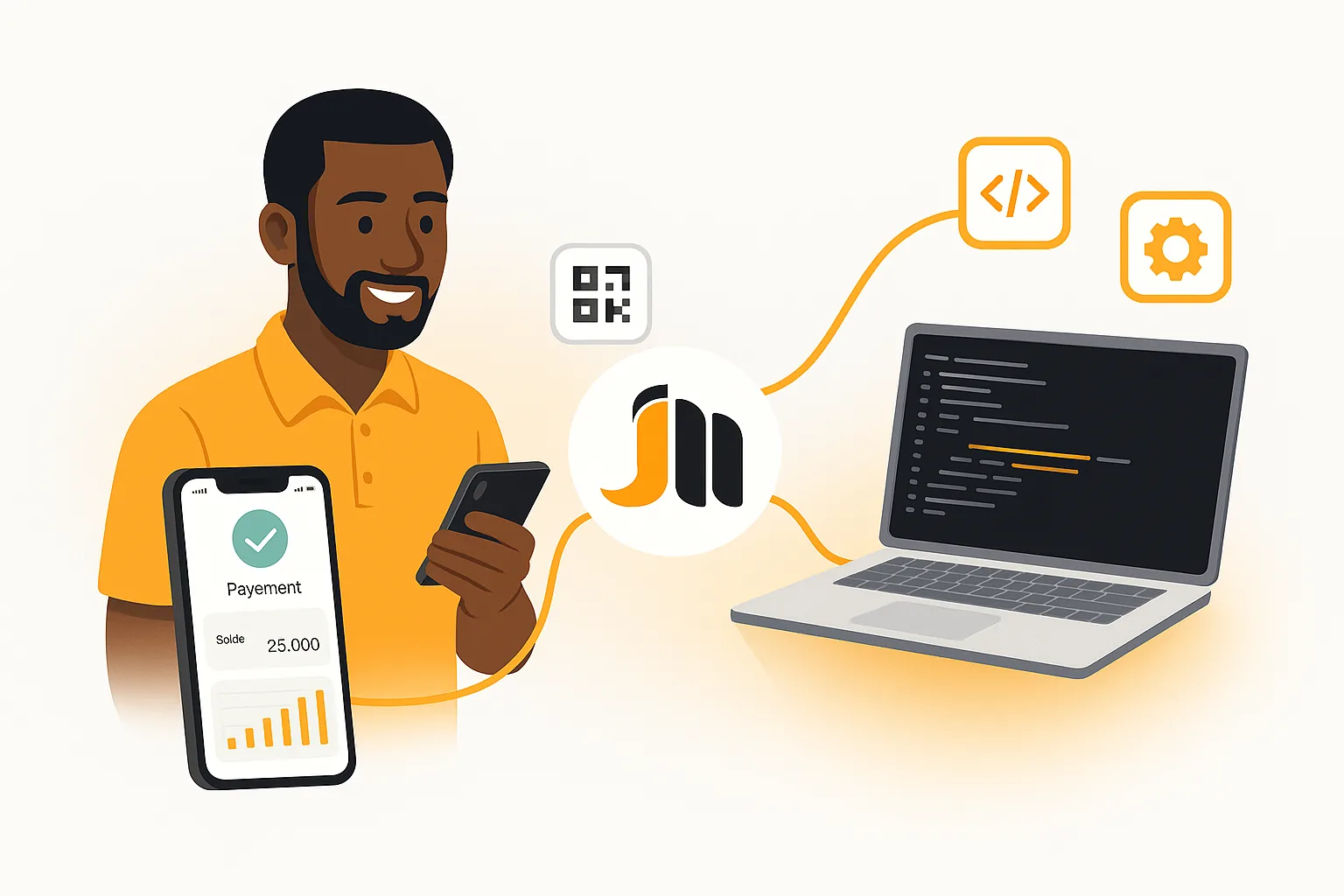 Vue simplifiée du rôle d’agrégateur JNapps dans l’écosystème